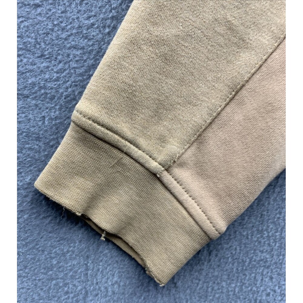 Ashworth Sweater Mens large Tan Khaki Quarter Zip Ez Tech Golf Golfing Outdoor - Picture 13 of 16